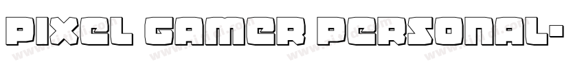Pixel Gamer Personal字体转换